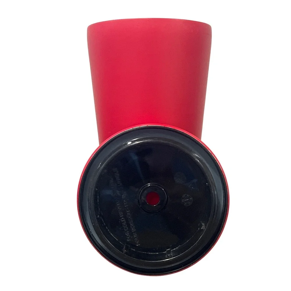 Starbucks 2014 Matte Red Stainless Steel Cold Cup Tumbler 16oz with Lid Holiday - Picture 6 of 6